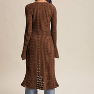 Crochet Longline Cardigan / Duster