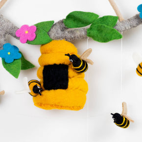 Baby Mobile - Bee Hive and Honey Bee
