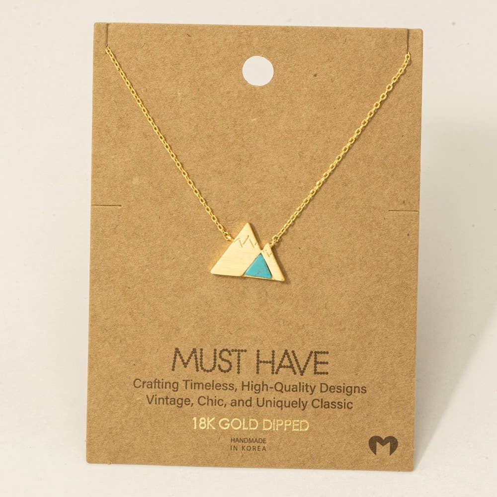 Stone Mountain Pendant Necklace