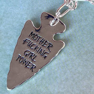 Girl Power Necklace in Silver