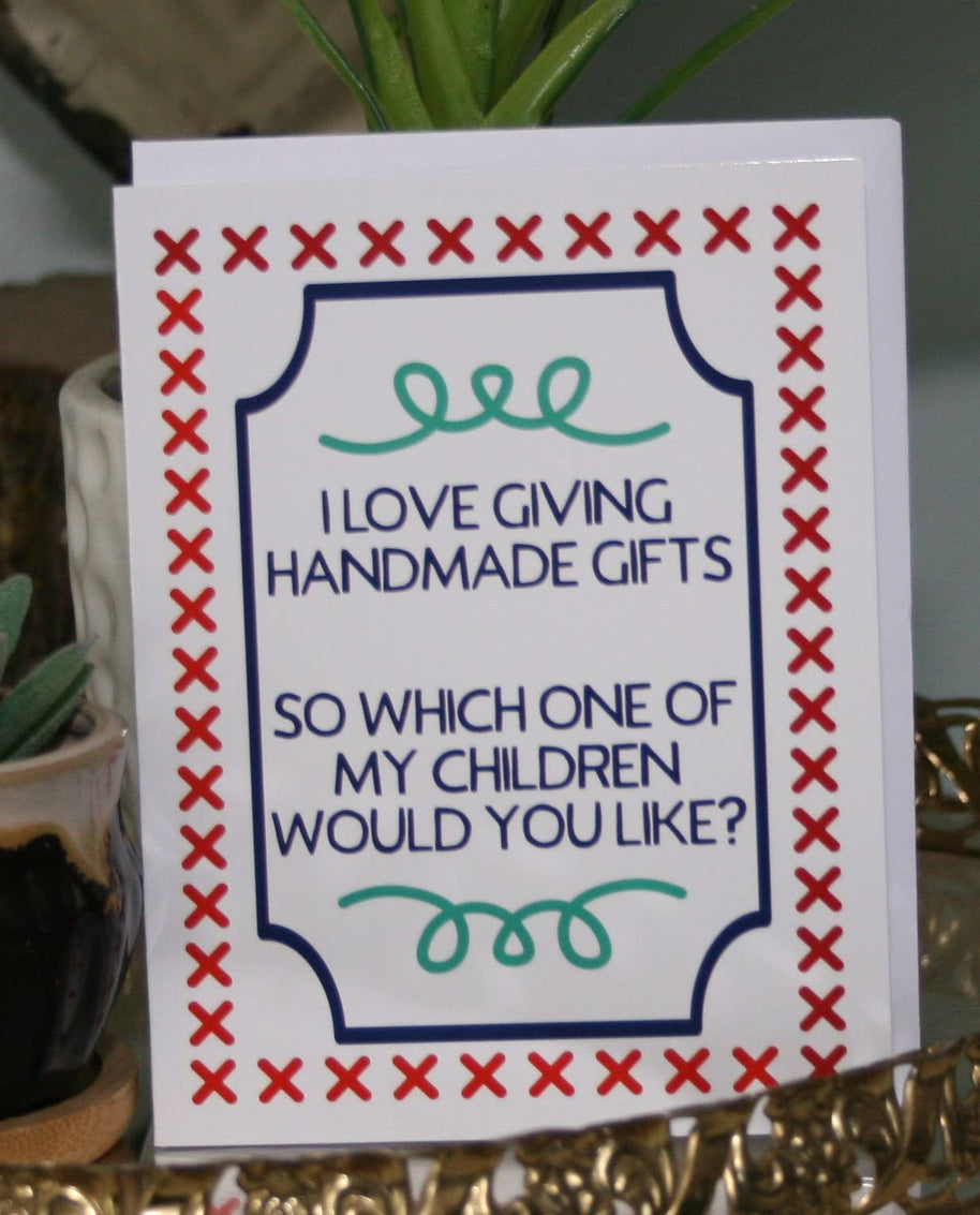 Handmade Gifts Greeting Card