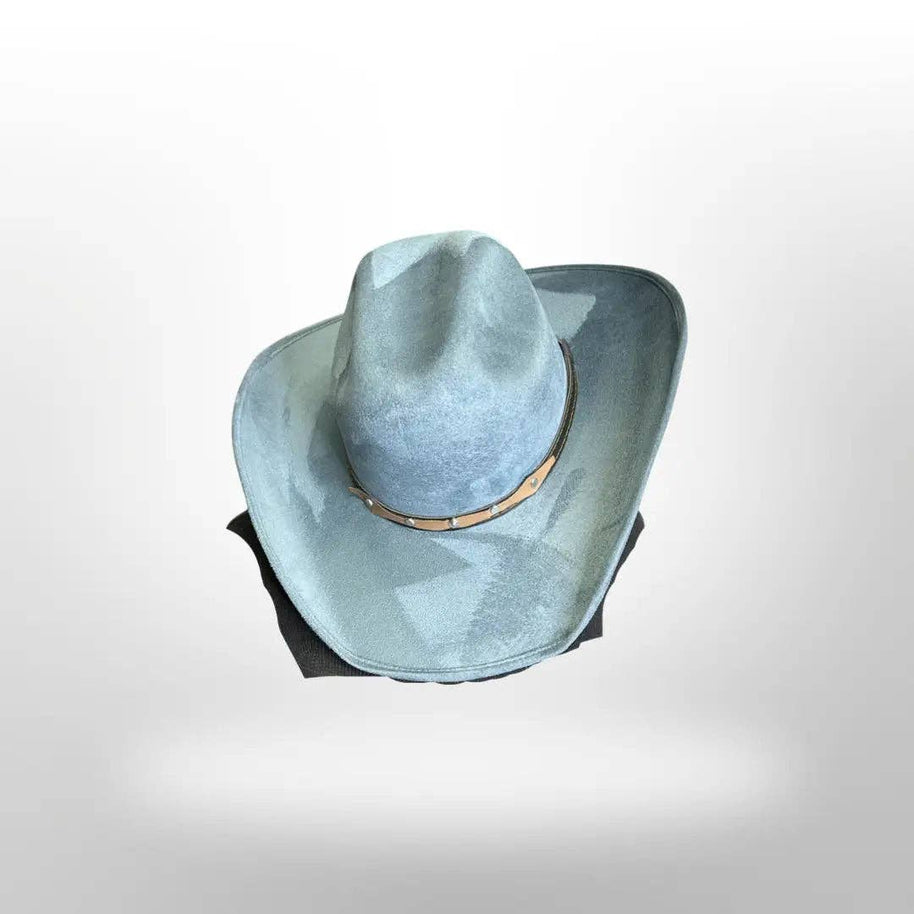 Vegan Suede Cowboy Hat 