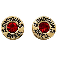 Bullet Shell Rhinestone Western Earring