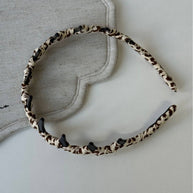 Leopard Bow Flower Claw Clip