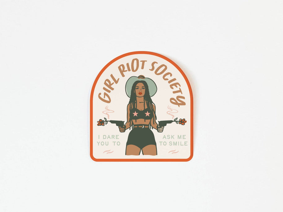 Girl Riot Society Die Cut Sticker - Eliza WHOLESALE