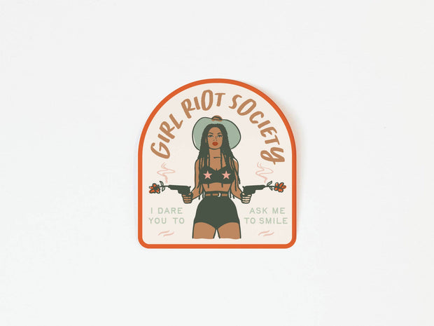 Girl Riot Society Die Cut Sticker - Eliza WHOLESALE