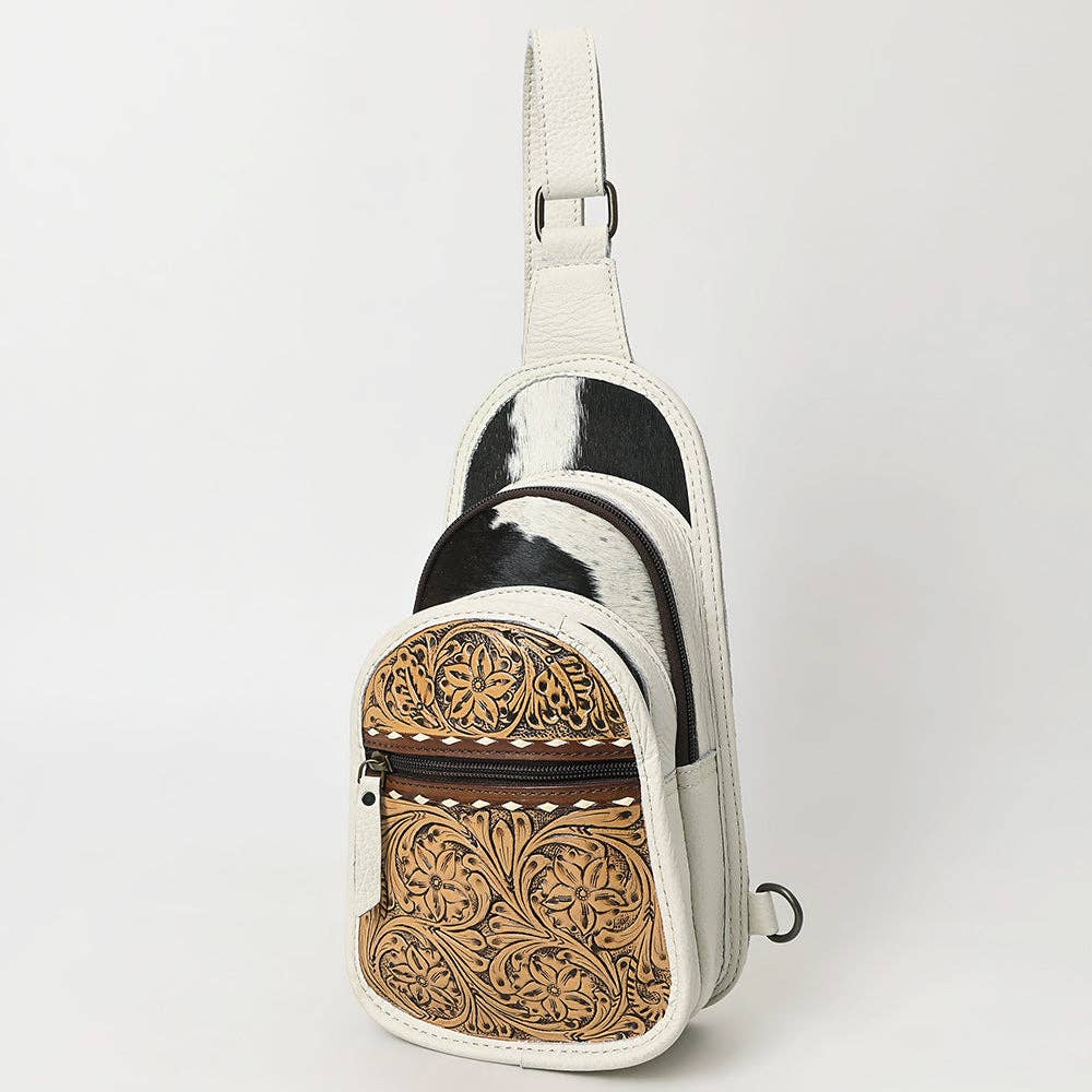 Leather Western Sling Bag