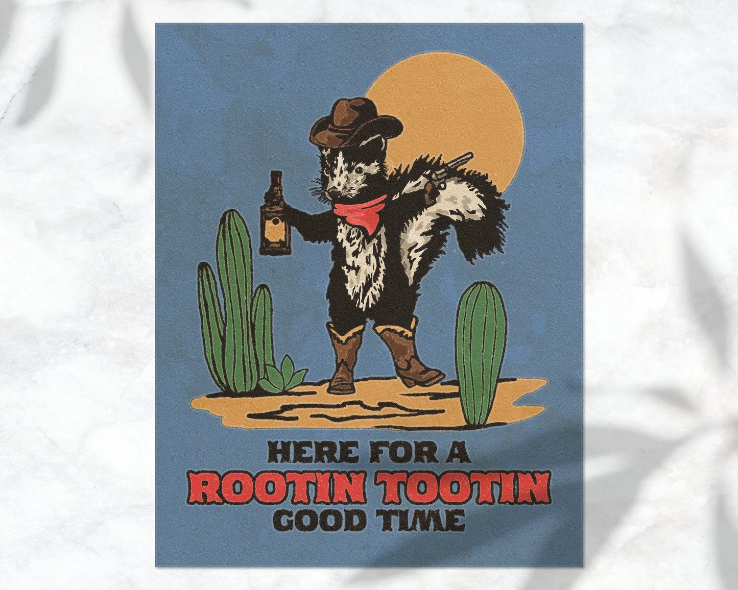 Cluster Funk Studio - Skunk Cowboy Poster