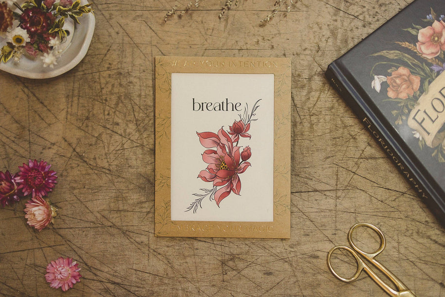 Tiny Intentions Breathe Lotus Tattoo