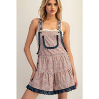 Floral Printed Romper/Shortalls