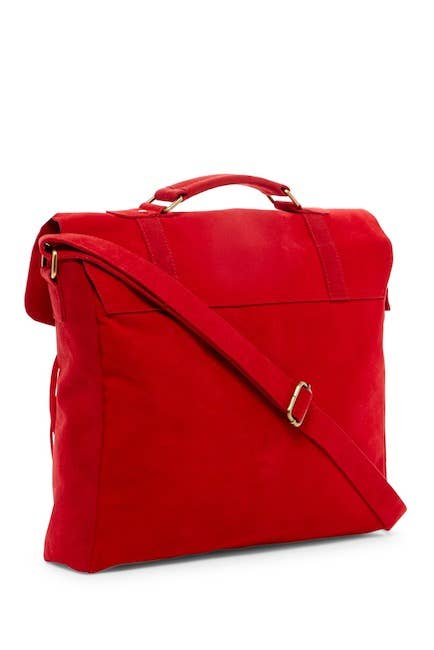 Lexi Laptop Office Bag Chocolate, Red