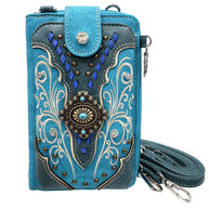 Western Crossbody Phone Wallet Purse