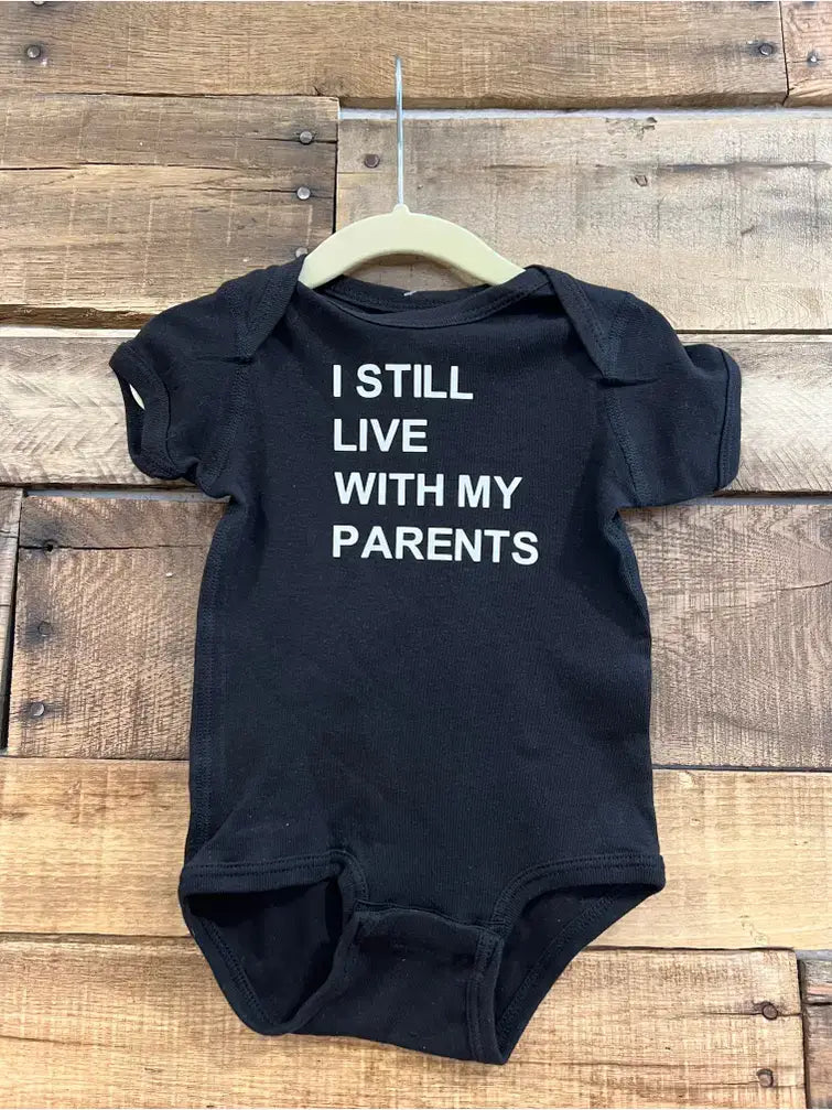 Live with Parents Onesie