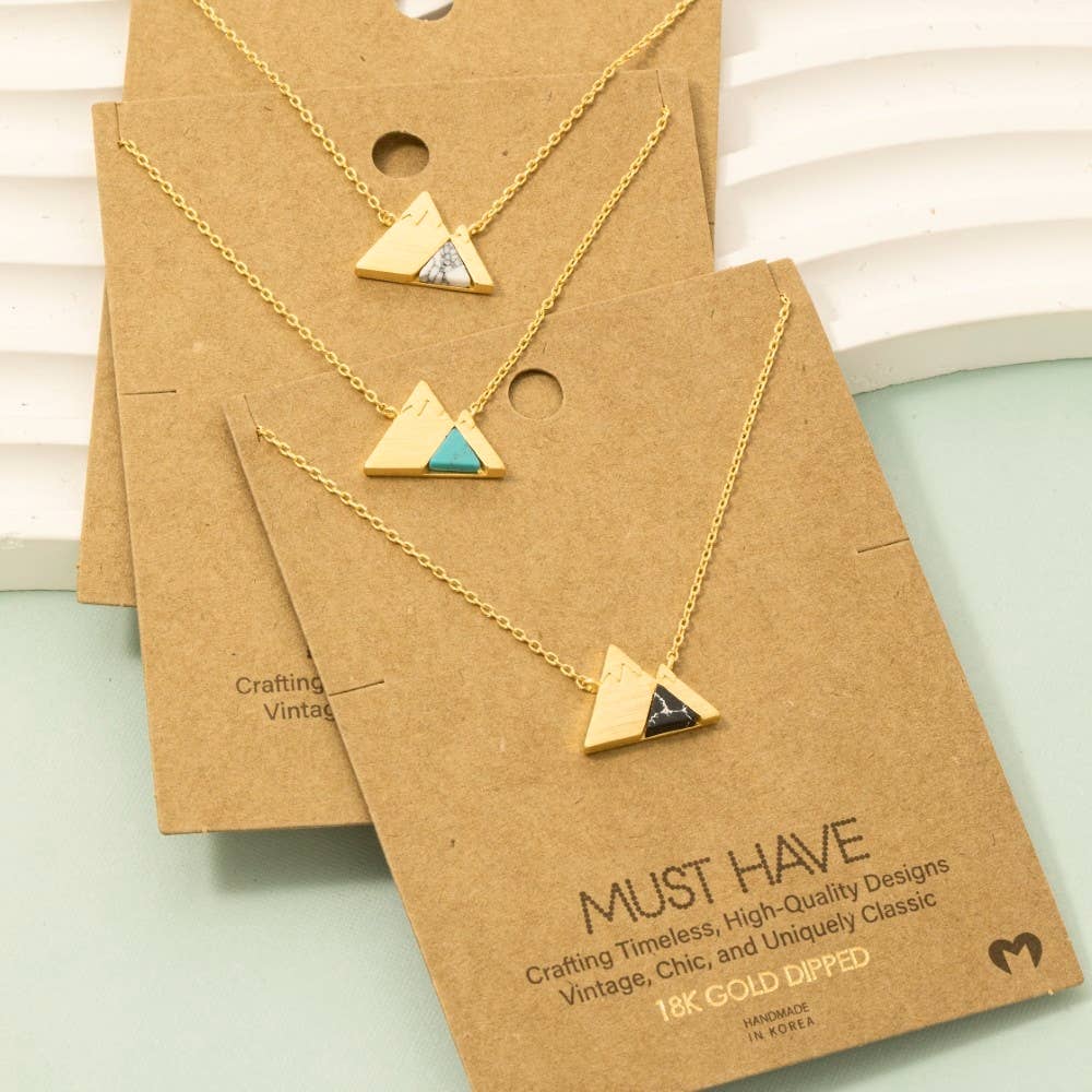 Stone Mountain Pendant Necklace