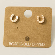 Mini Horseshoe Earrings