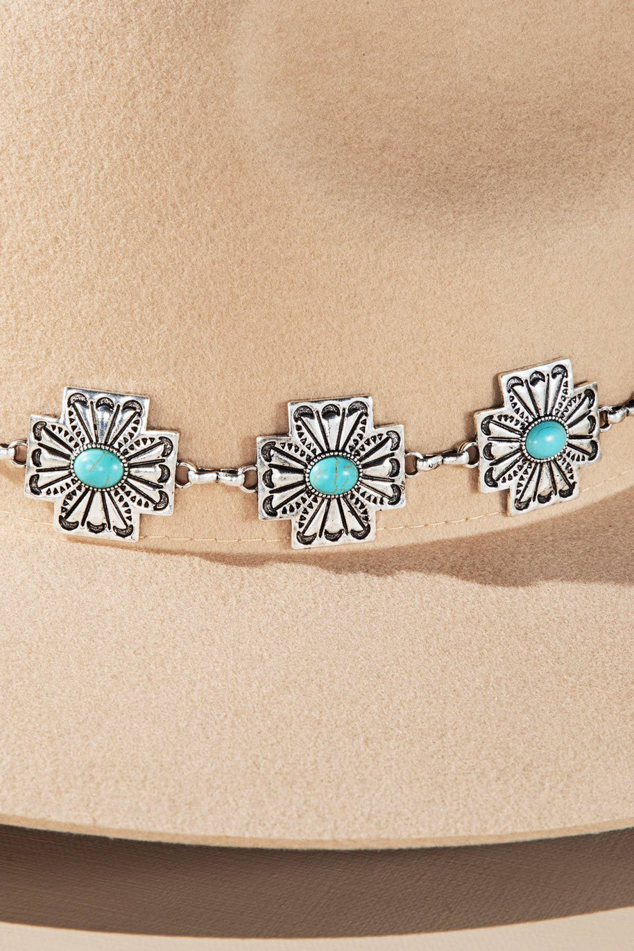 Western Cross Hat Band