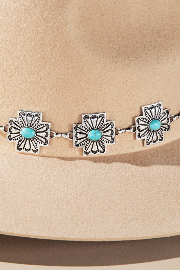 Western Cross Hat Band