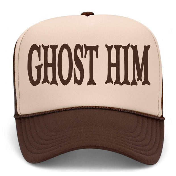 Embroidered Ghost Him Hat