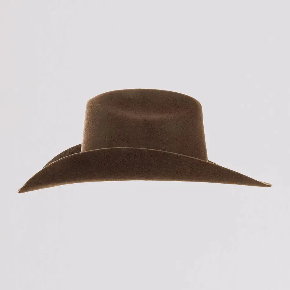 100% Wool Felt Western Cowboy Hat - Style Cattleman