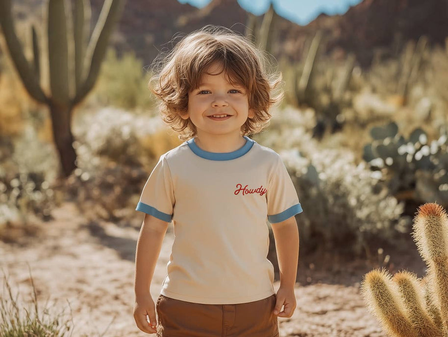 Howdy Vintage Ringer T-Shirt