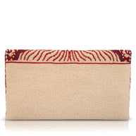 Tied & True Red and Blue Beaded Bandana Inspired Crossbody