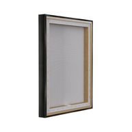 Bison Grazing in Field Floater Framed Art