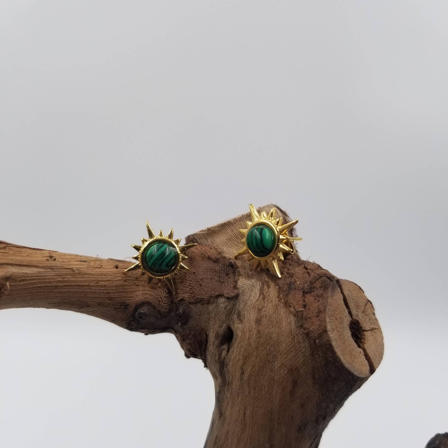 Turquoise Sunshine Studs