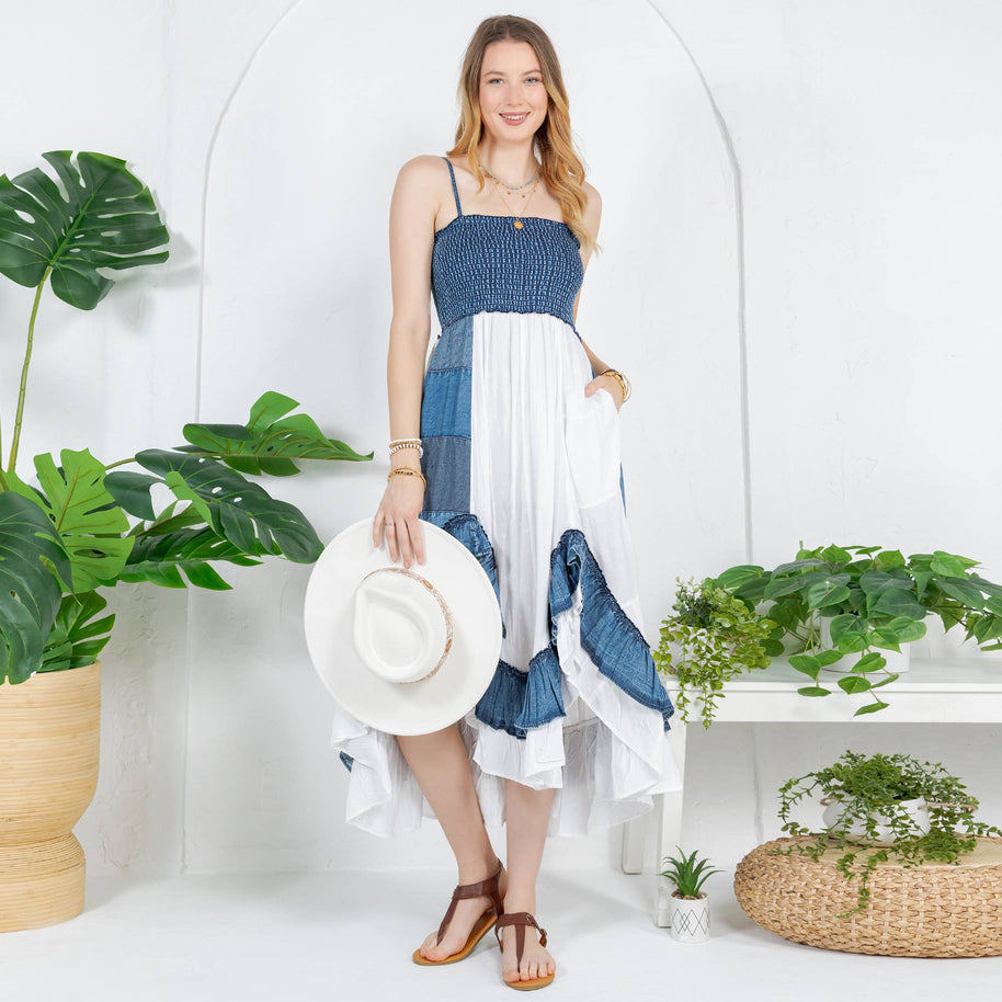 Smocked Ruffle Dress