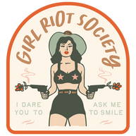 Girl Riot Society Die Cut Sticker - Grace WHOLESALE