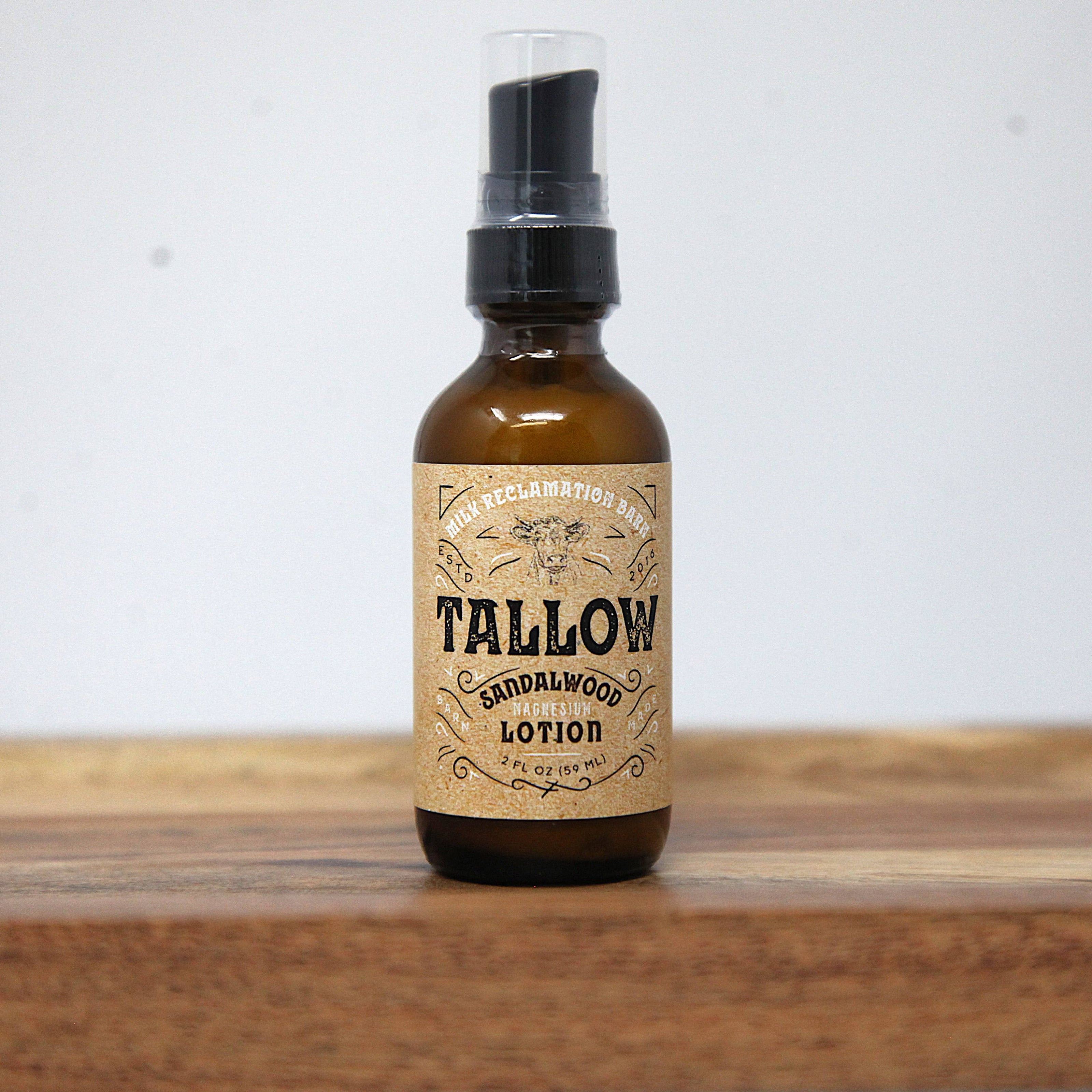 Tallow Lotion - 2 oz. Travel Bottle