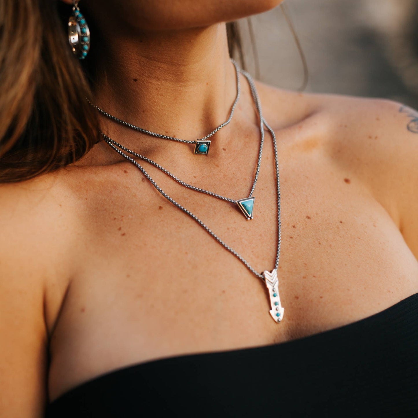 Arrowhead Turquoise Necklace