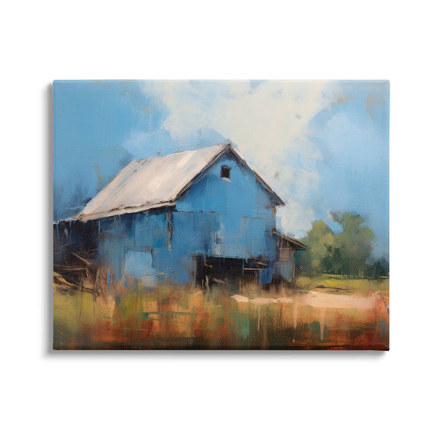 Modern Barn Painting Canvas Art