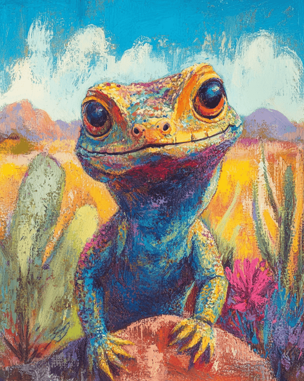Arizona Lizard - Western and Southwestern Art Prints