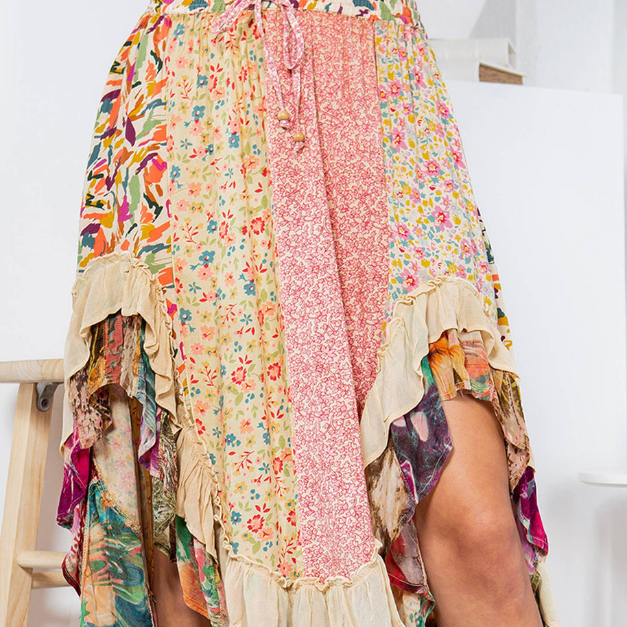 Western Skirt with Ruffles