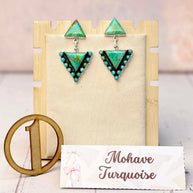 Solstice Edge Stone Drop Earrings