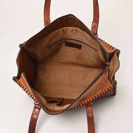 Tooled Leather Tote
