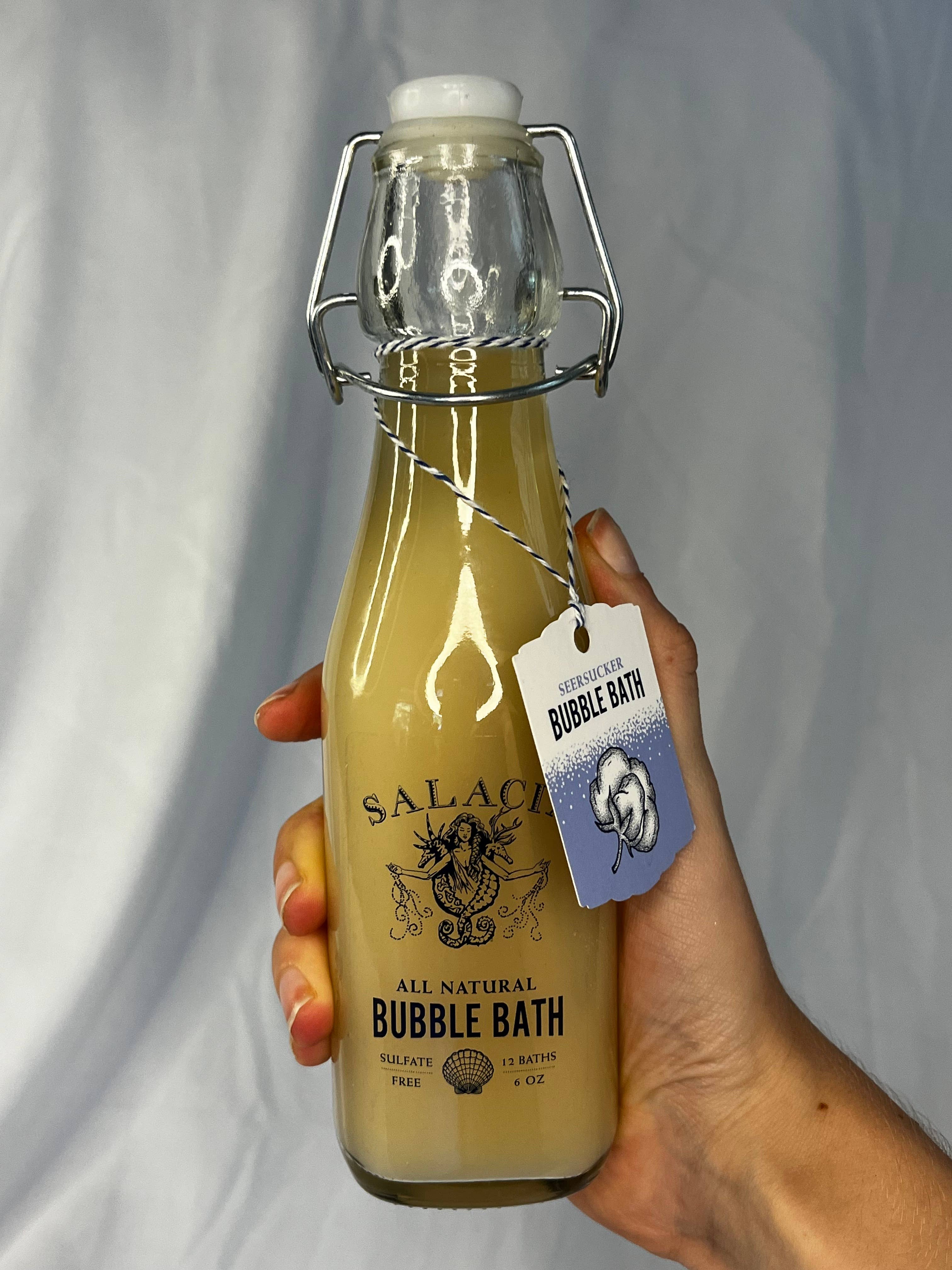 Seersucker Bubble Bath