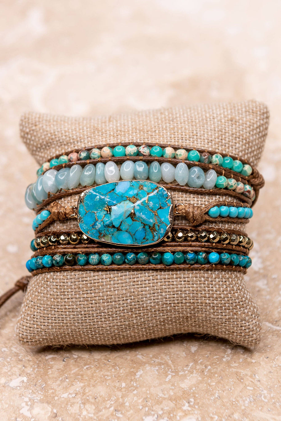 Kelly Wrap Bracelet: Pink