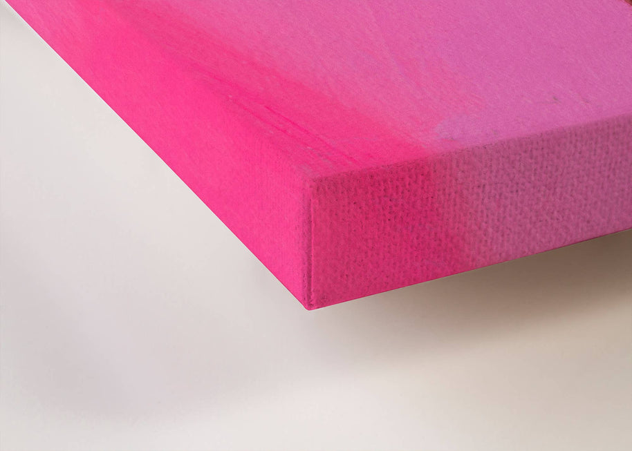 Disco Cow Stretched Canvas