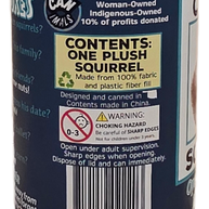 Canned Squirrel | Stuffed Animal Plush | Funny Jokes