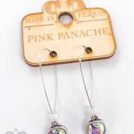 Swarovski® crystals kidney wire earrings, Several colors