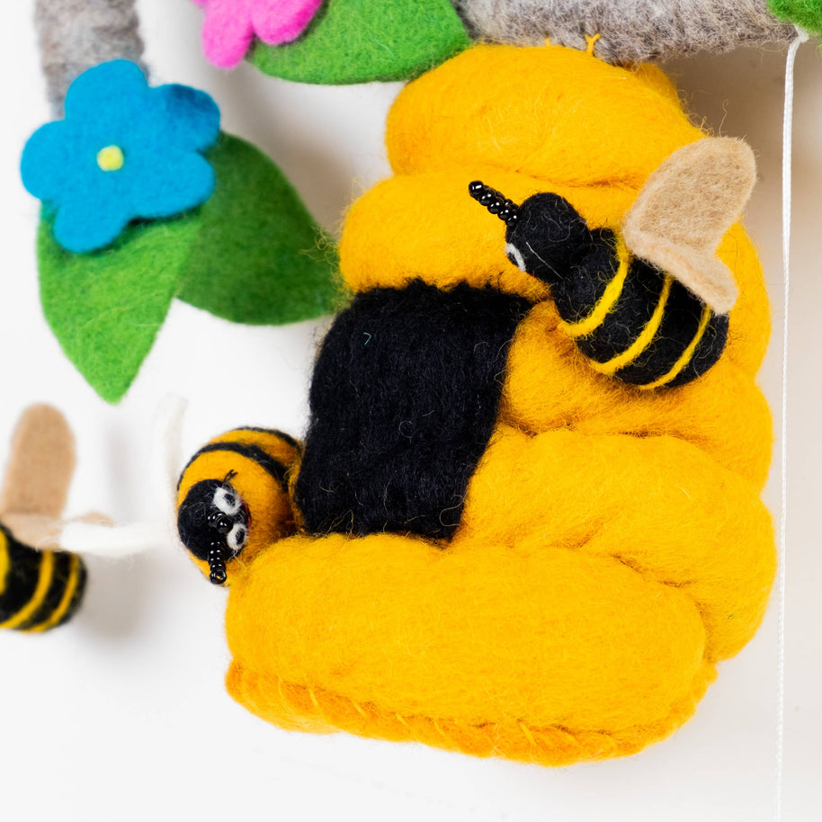 Baby Mobile - Bee Hive and Honey Bee