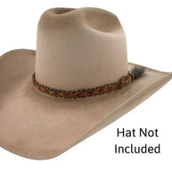 Horsehair Braided Single Tassel Hat Band - Sundown