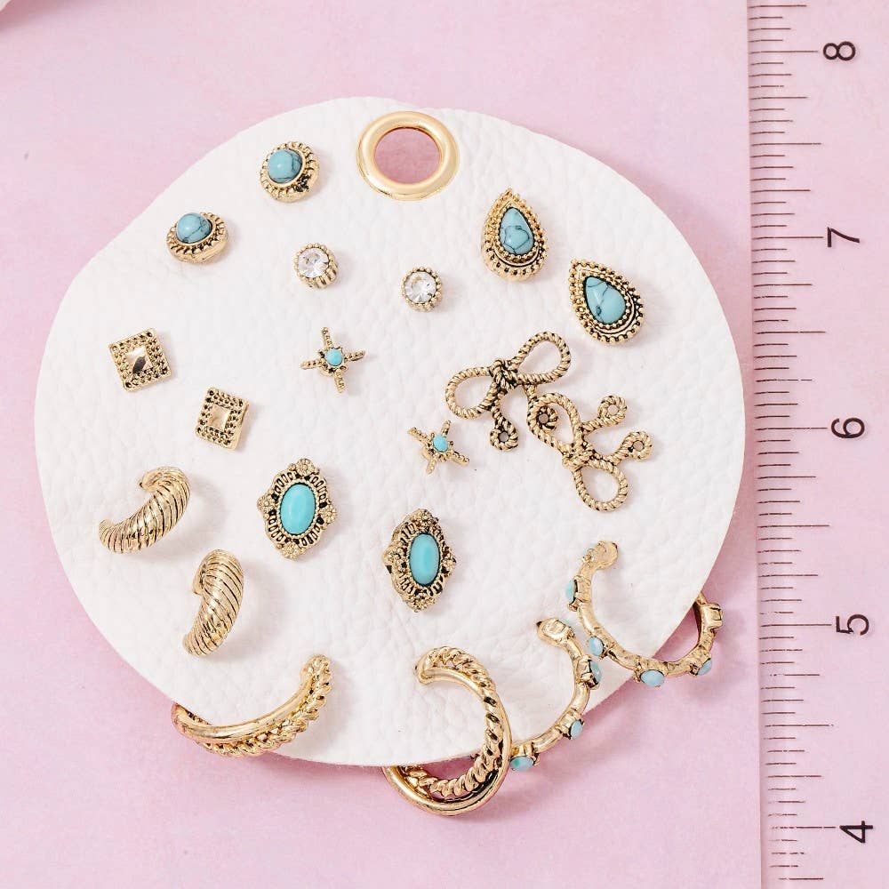 Assorted Antique Western Boho Earrings Set