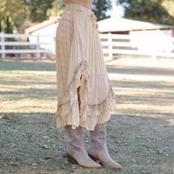Boho Ruffle Skirt