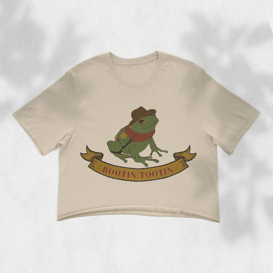 Rootin Tootin Toad Crop Top