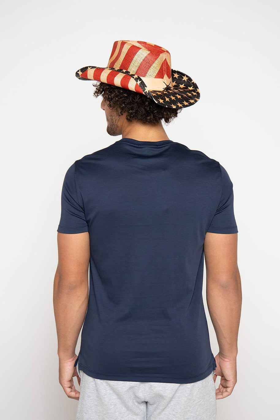 Justice Straw Western Drifter Cowboy Hat