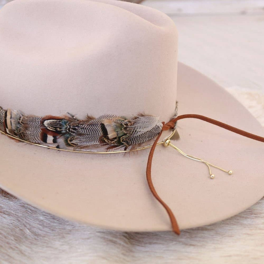 Gold Plated Snake Chain Hat Band