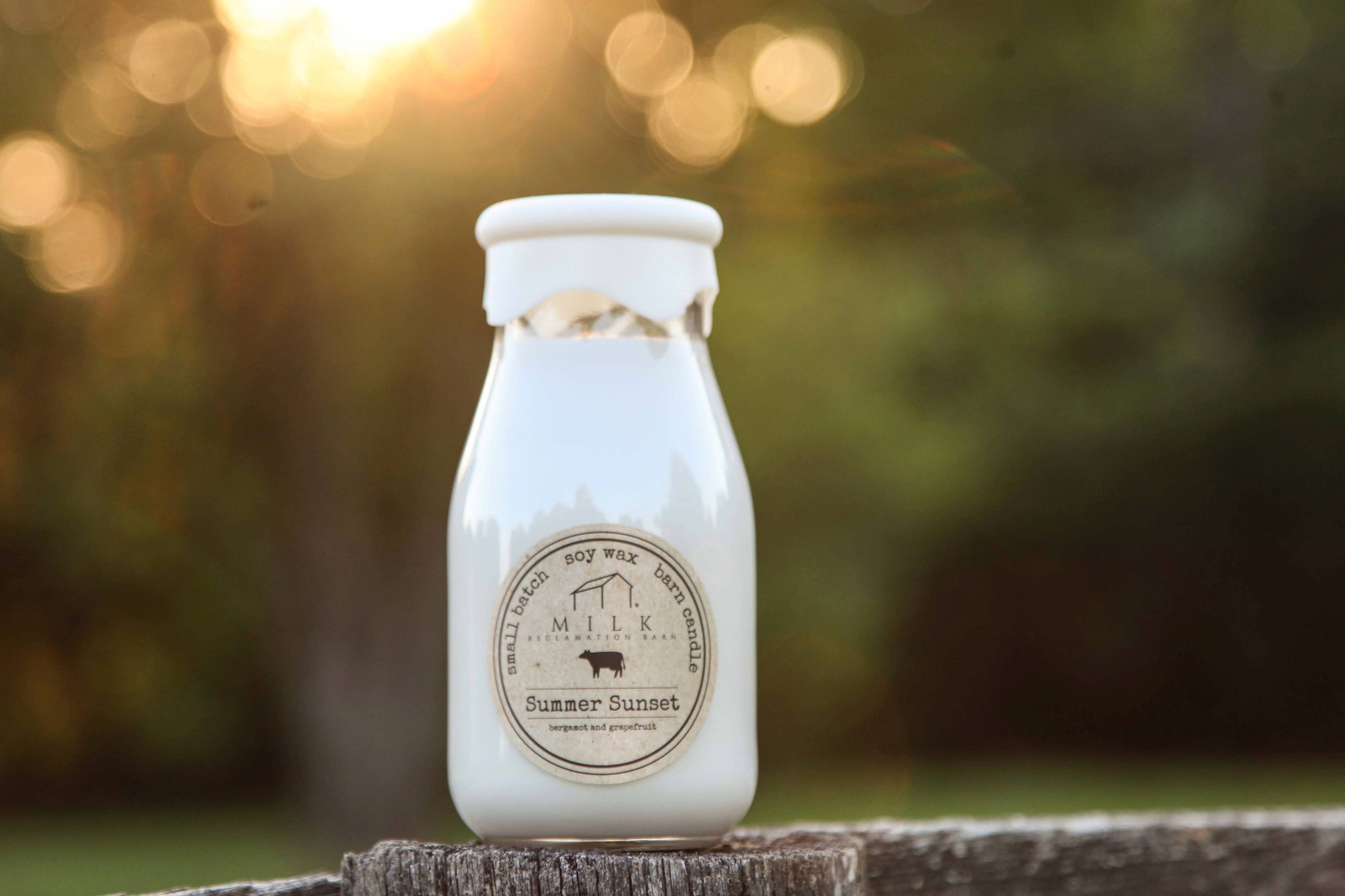 Milk Bottle Candle 13 oz