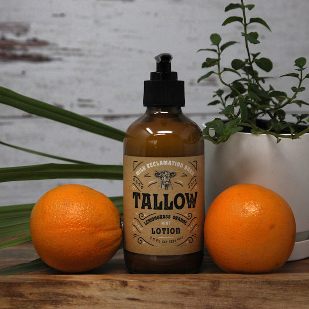 Tallow Lotion - Lemongrass, Orange, Mint
